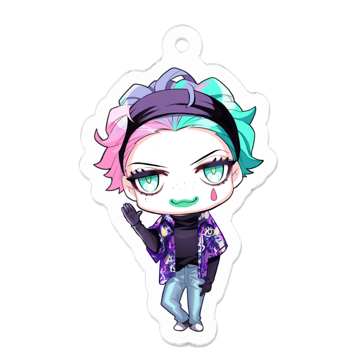 アクリルキーホルダー - 50 x 50 (mm)