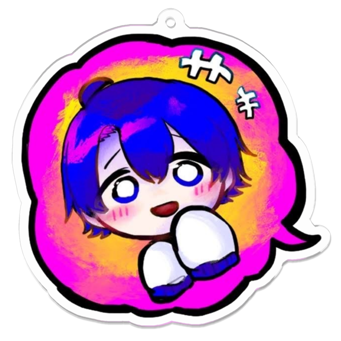 アクリルキーホルダー - 70 x 70 (mm)