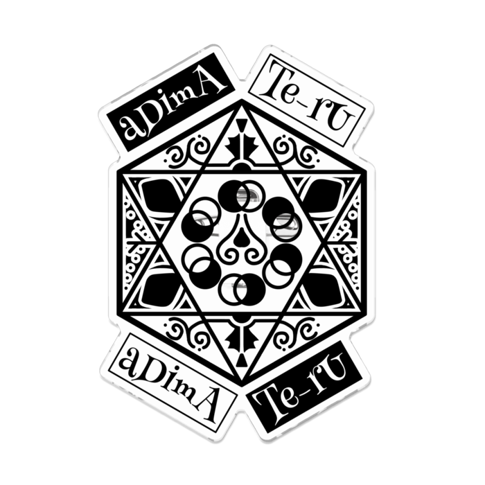 アクリルバッジ - 100 x 100 (mm)