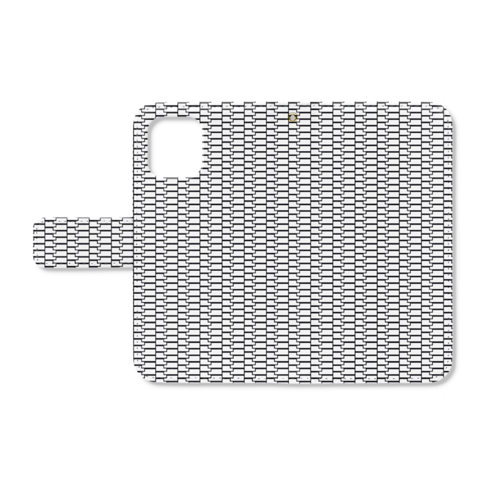 手帳型iPhoneケース - iPhone12 mini - ストラップ穴 あり