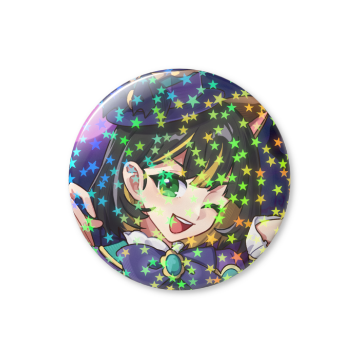 【梨ナナ-Ｃ】ホログラム缶バッジ - 44mm