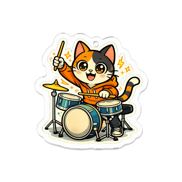 アクリルキーホルダー - 70 x 70 (mm)