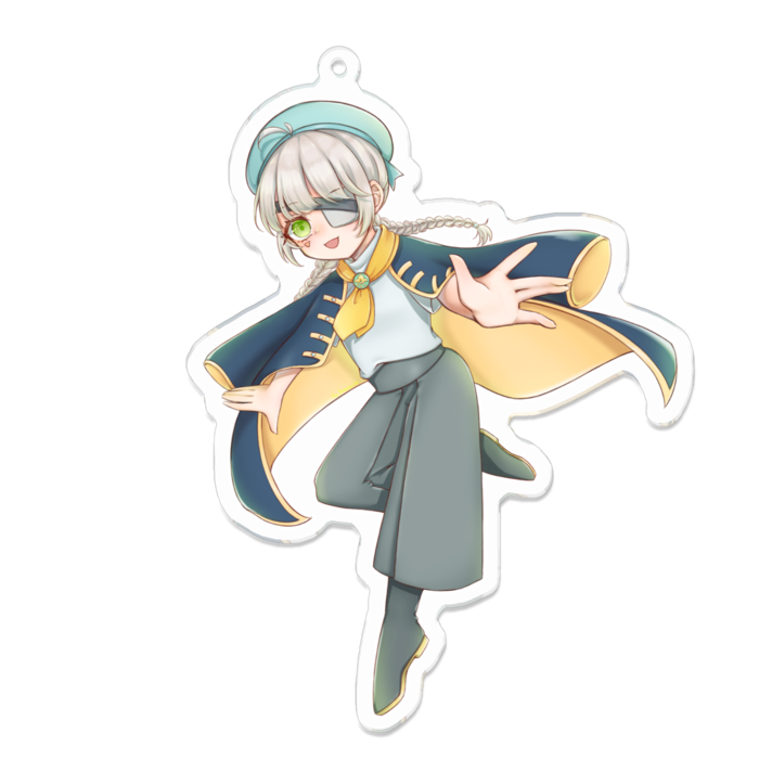 アクリルキーホルダー - 100 x 100 (mm)