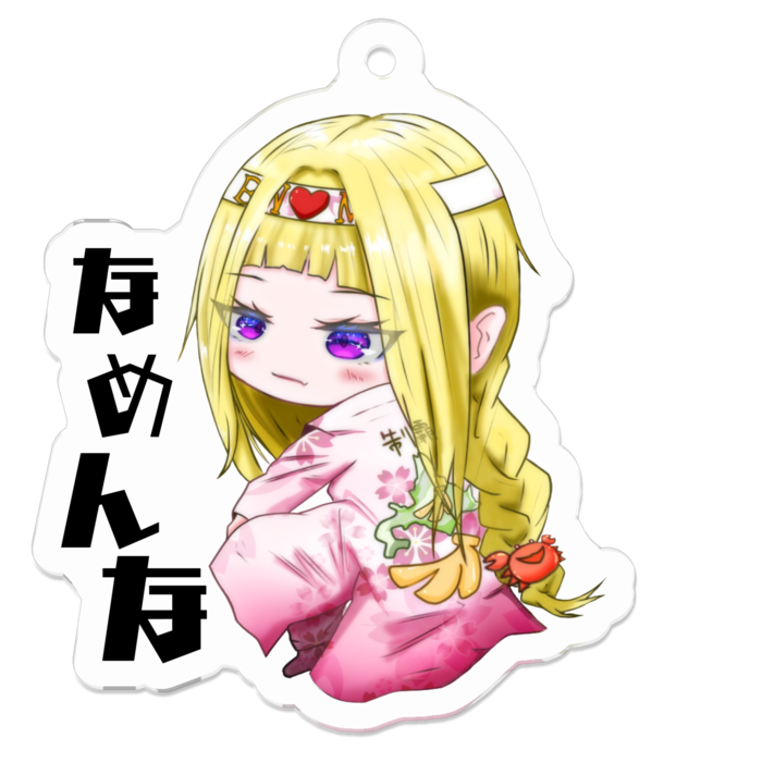 アクリルキーホルダー - 50 x 50 (mm)