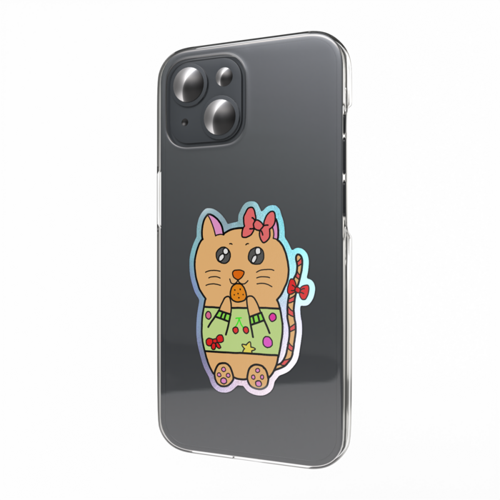 オーロラスマホステッカー - W55 × H91mm 以内