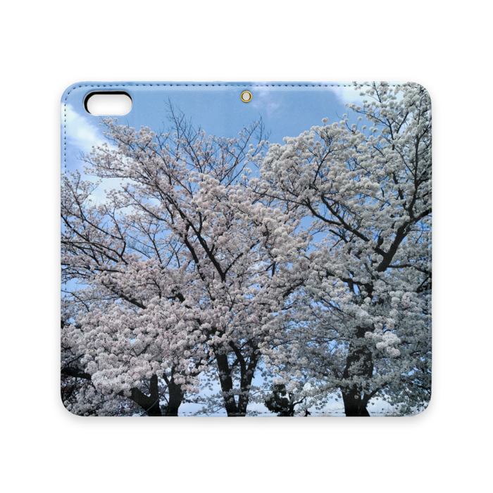 手帳型iPhoneケース（ベルトなし） - iPhone 6 Plus / 6s Plus - ストラップ穴 あり