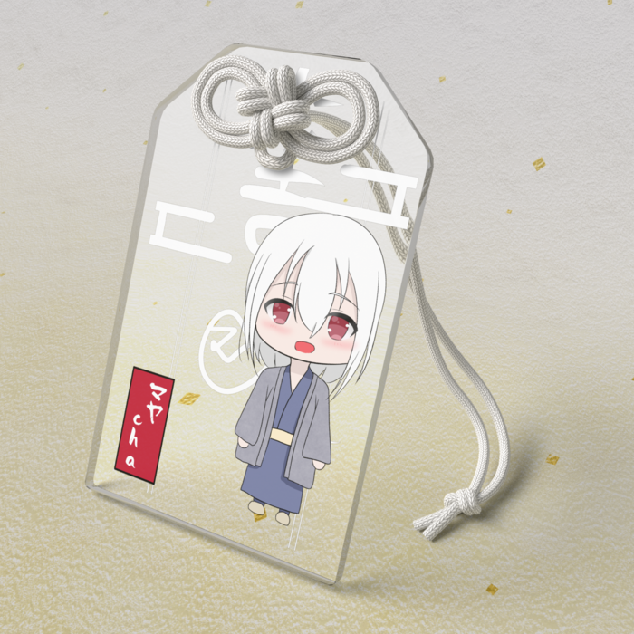 アクリルお守り - 50 × 80mm