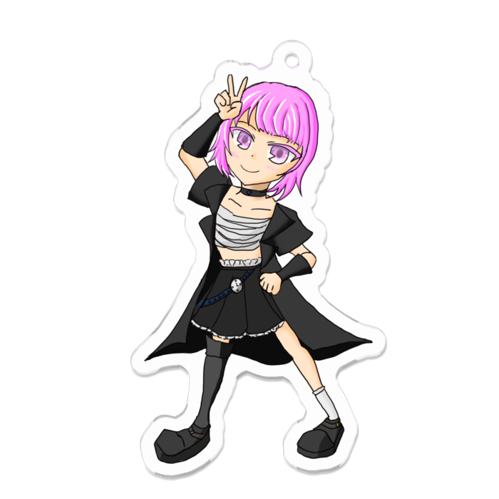 アクリルキーホルダー - 70 x 70 (mm)