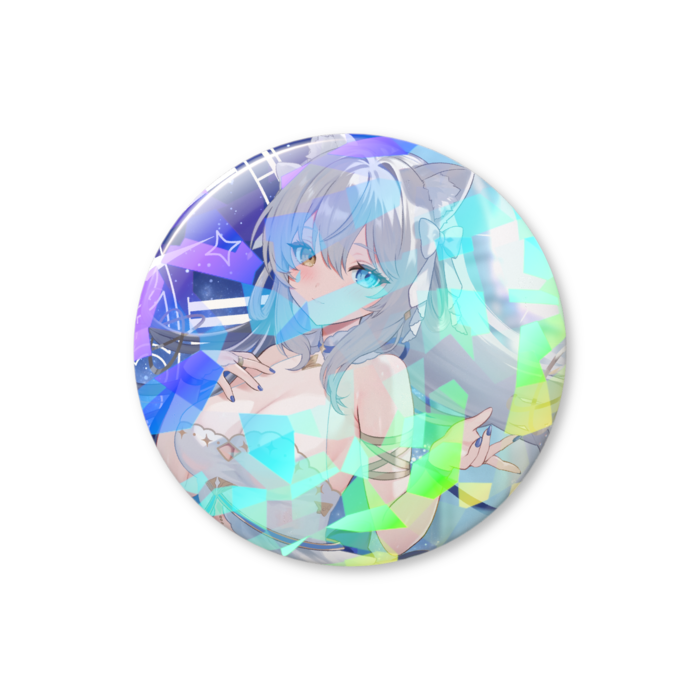 ホログラム缶バッジ - 56mm