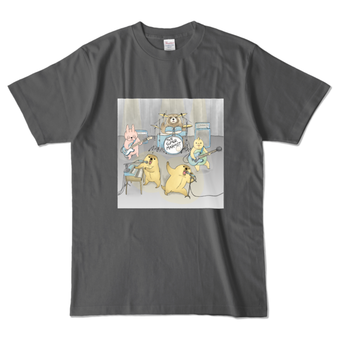 カラーTシャツ - L - チャコール (濃色)