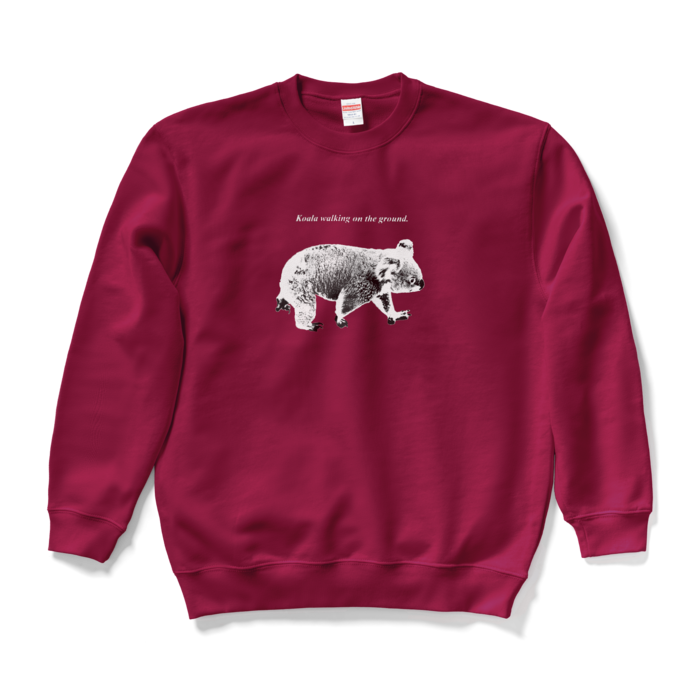 スウェット - L - バーガンディ