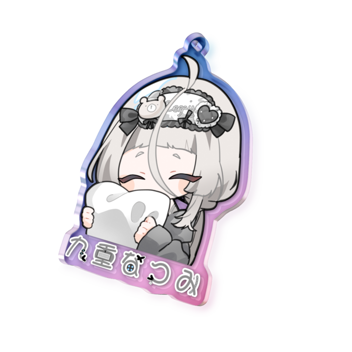 オーロラアクリルキーホルダー - 70 × 70mm