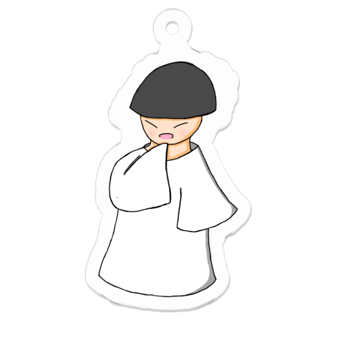 アクリルキーホルダー（コーティング） - 50 x 50 (mm)