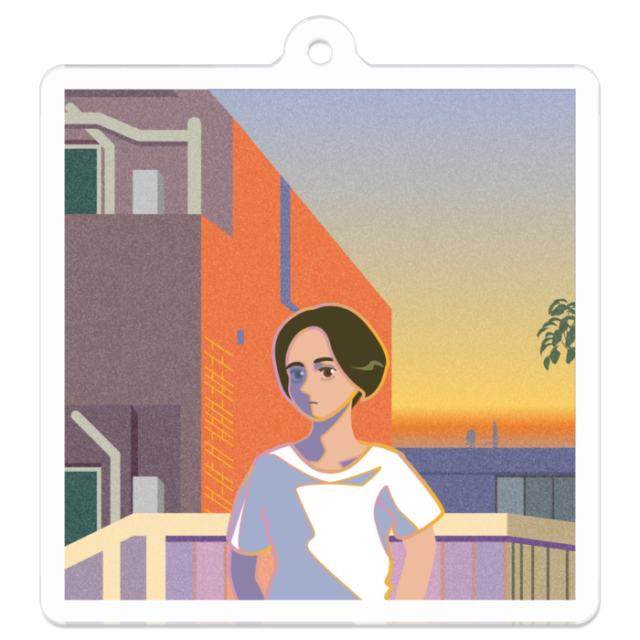 アクリルキーホルダー - 50 x 50 (mm)