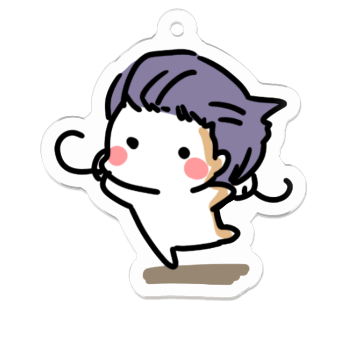 アクリルキーホルダー - 50 x 50 (mm)