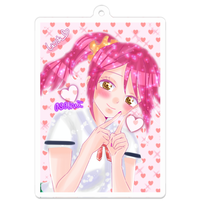 アクリルキーホルダー - 70 x 70 (mm)