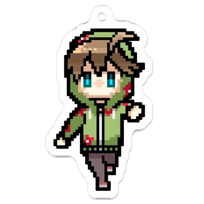 アクリルキーホルダー（コーティング） - 50 x 50 (mm)