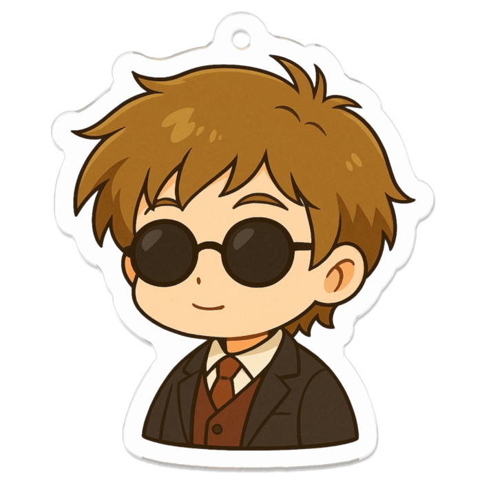 アクリルキーホルダー - 50 x 50 (mm)