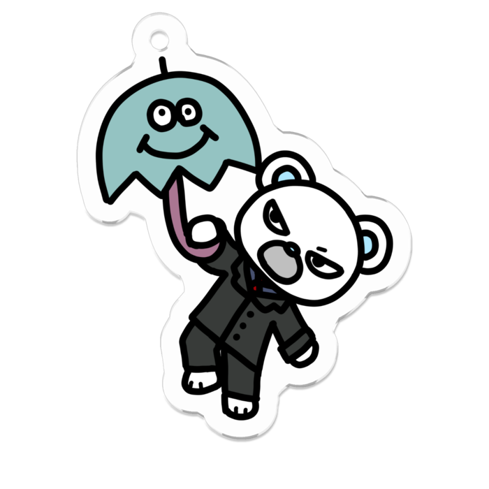 アクリルキーホルダー - 50 x 50 (mm)