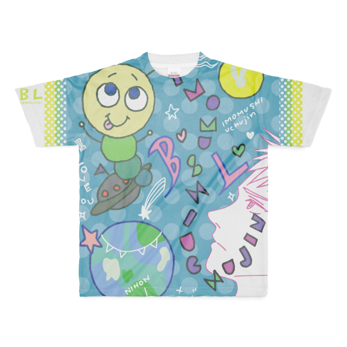 フルグラフィックTシャツ - M - 正面印刷のみ