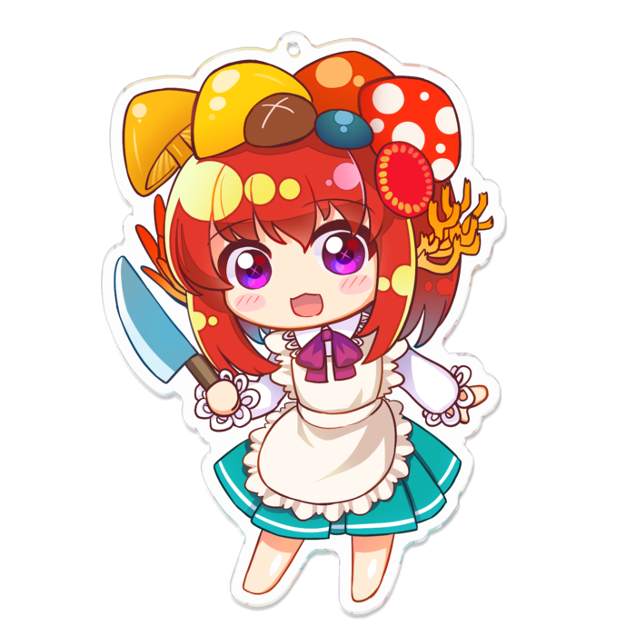 アクリルキーホルダー - 100 x 100 (mm)