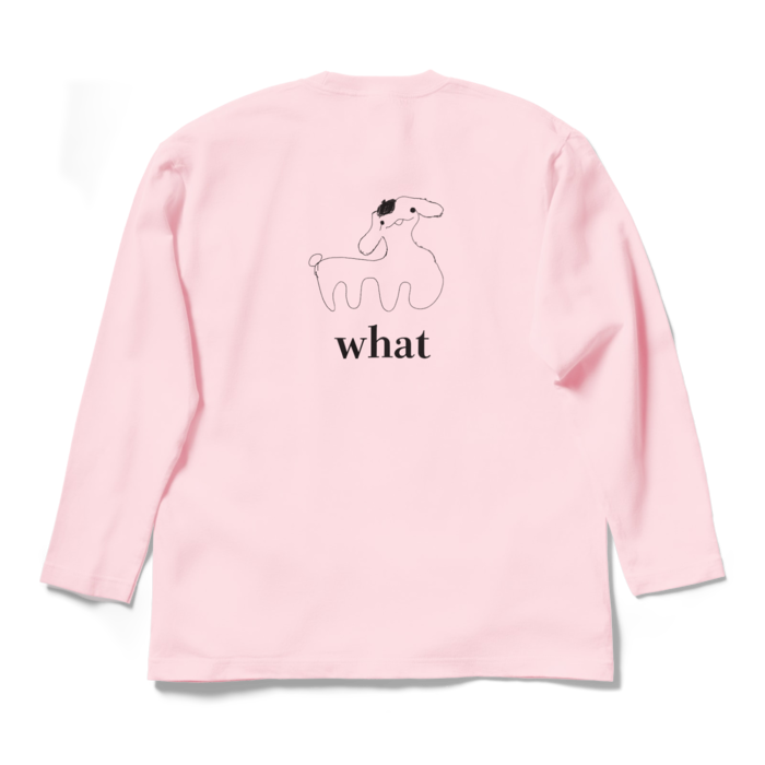 ロングスリーブTシャツ - L - ライトピンク