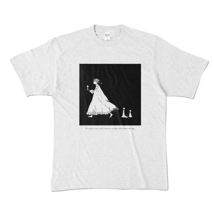 カラーTシャツ - XL - アッシュ (淡色)