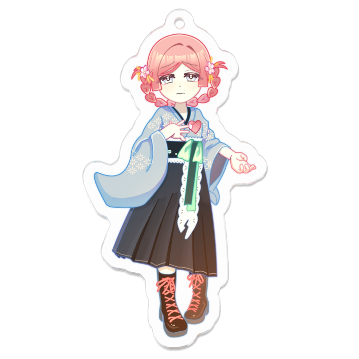 アクリルキーホルダー　70 x 70 (mm)