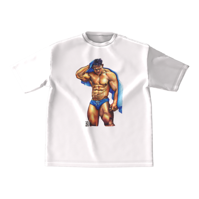 ビッグシルエットTシャツ - M - 両面