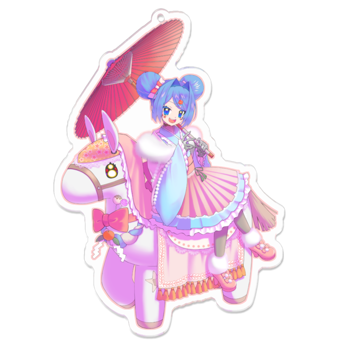 アクリルキーホルダー - 100 x 100 (mm)