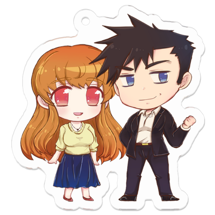 アクリルキーホルダー - 50 x 50 (mm)