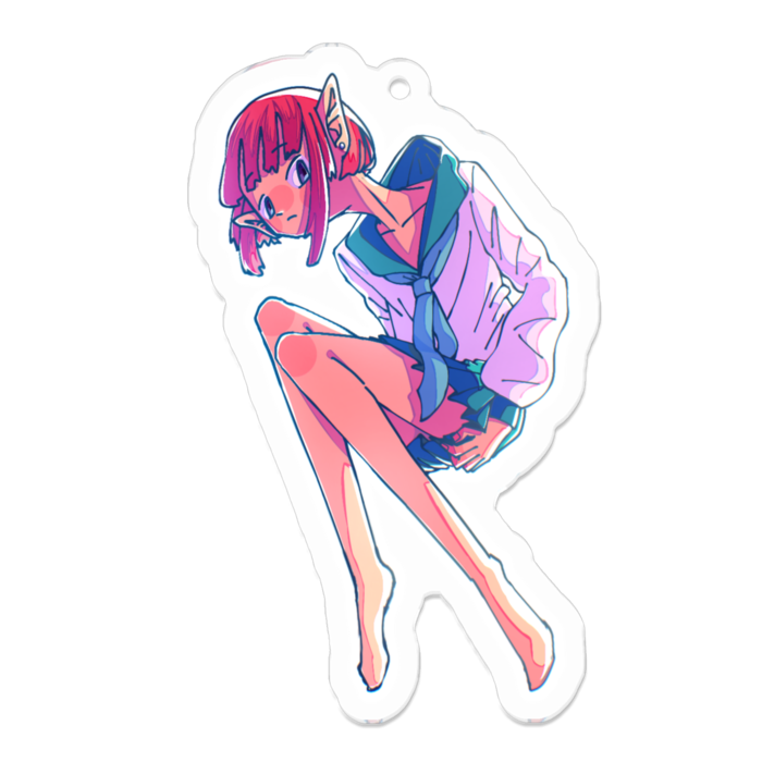 アクリルキーホルダー - 70 x 70 (mm)
