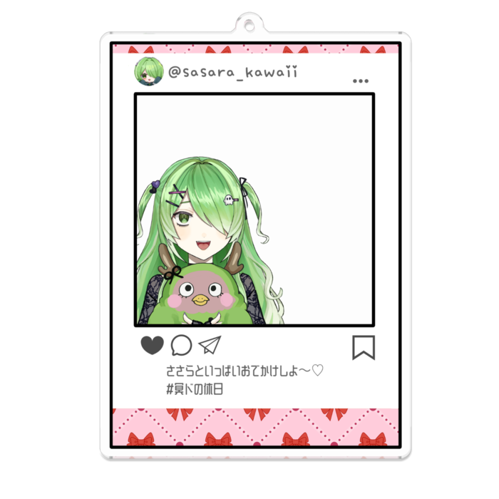アクリルキーホルダー - 100 x 100 (mm)
