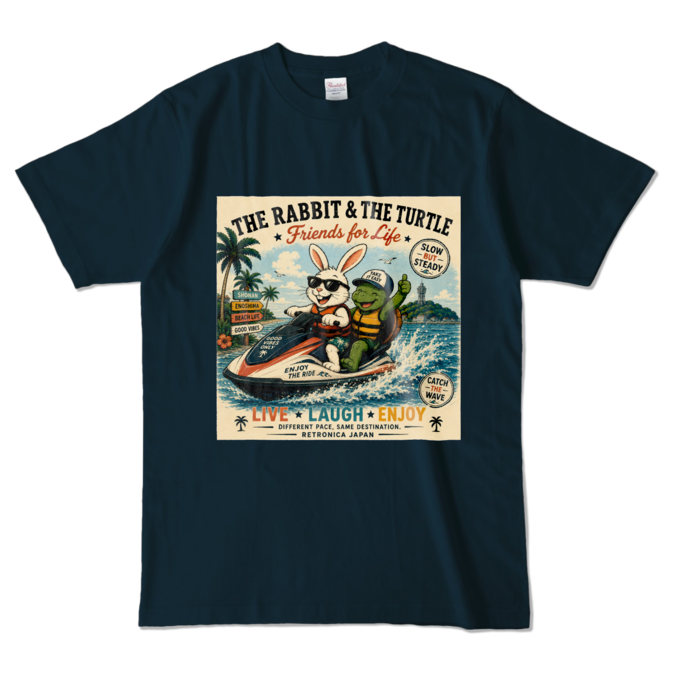 カラーTシャツ - L - ネイビー (濃色)