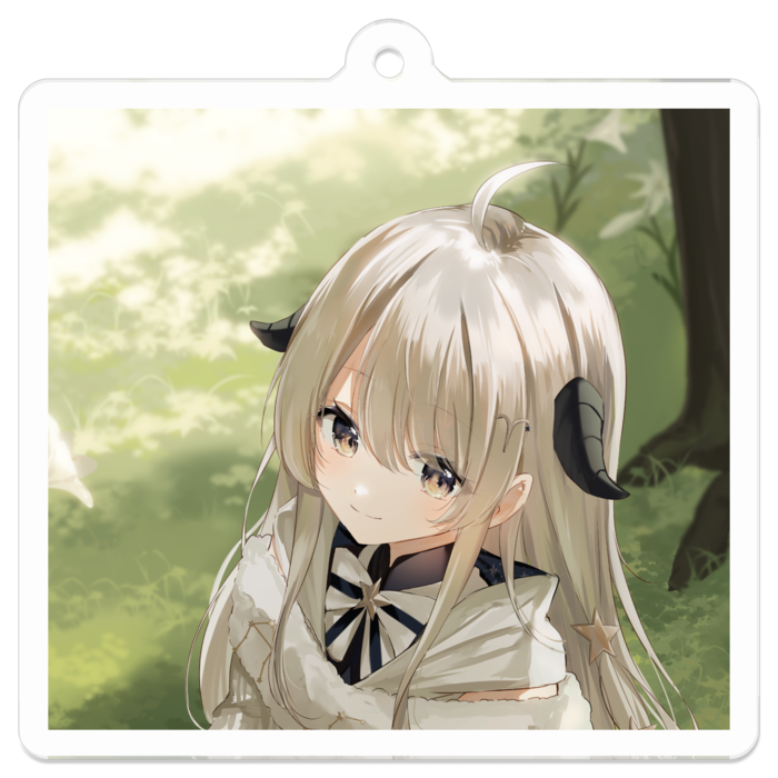 アクリルキーホルダー - 50 x 50 (mm)