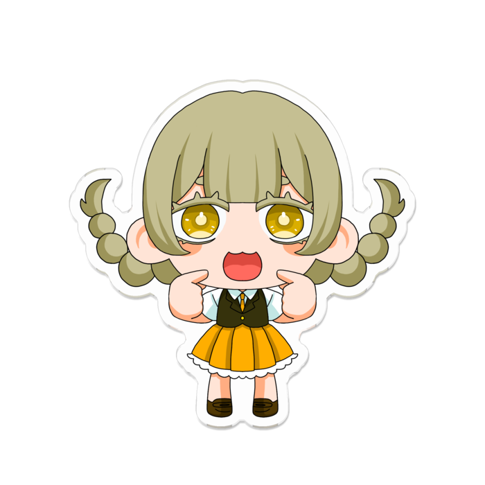 アクリルバッジ - 70 x 70 (mm)
