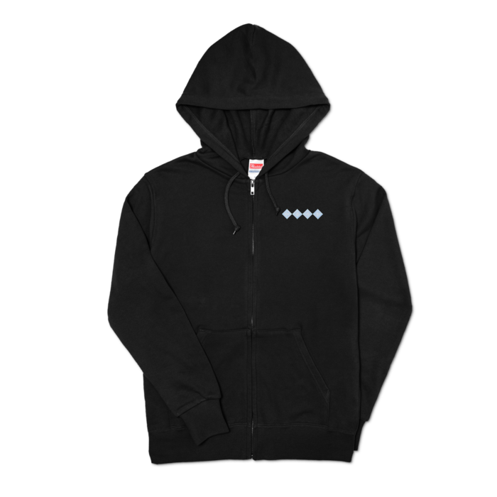 ジップパーカー - S - ブラック