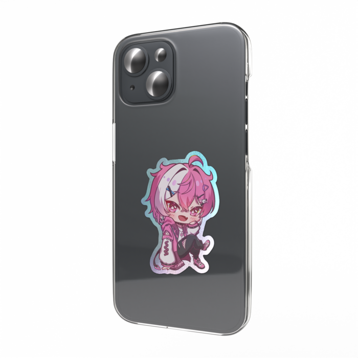 オーロラスマホステッカー - 縦