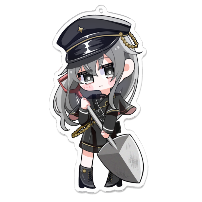 アクリルキーホルダー（コーティング） - 100 x 100 (mm)