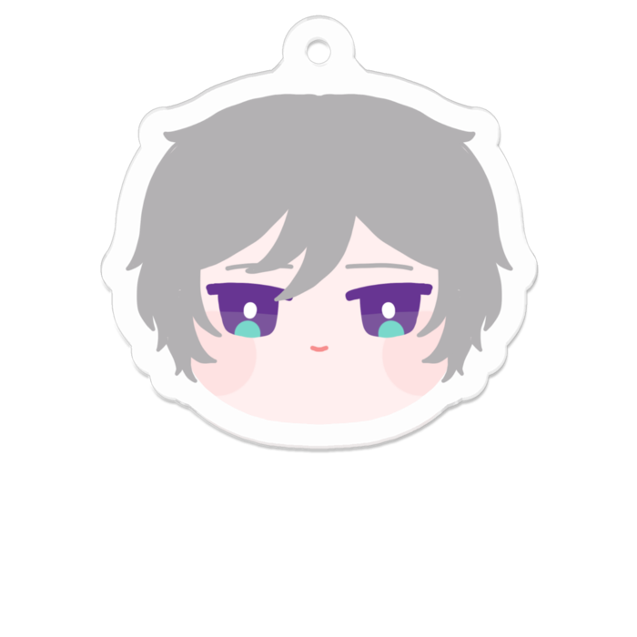 アクリルキーホルダー - 50 x 50 (mm)