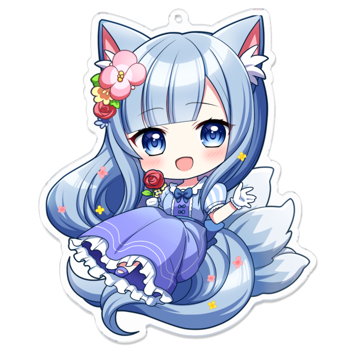 アクリルキーホルダー - 100 x 100 (mm)