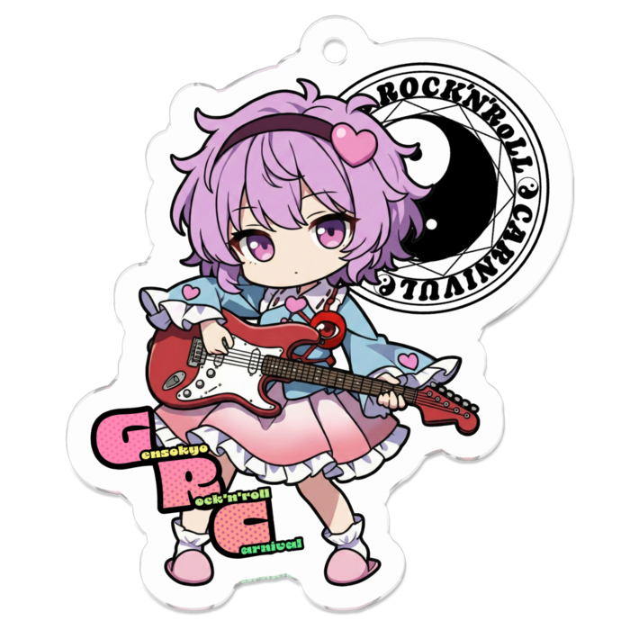 アクリルキーホルダー - 50 x 50 (mm)