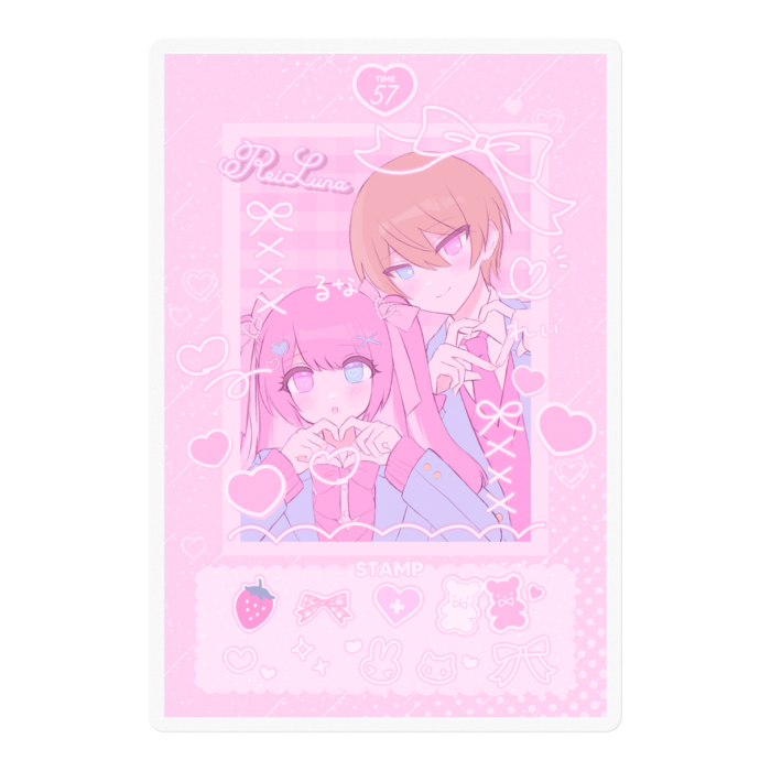 ステッカー - 100 x 100 (mm)