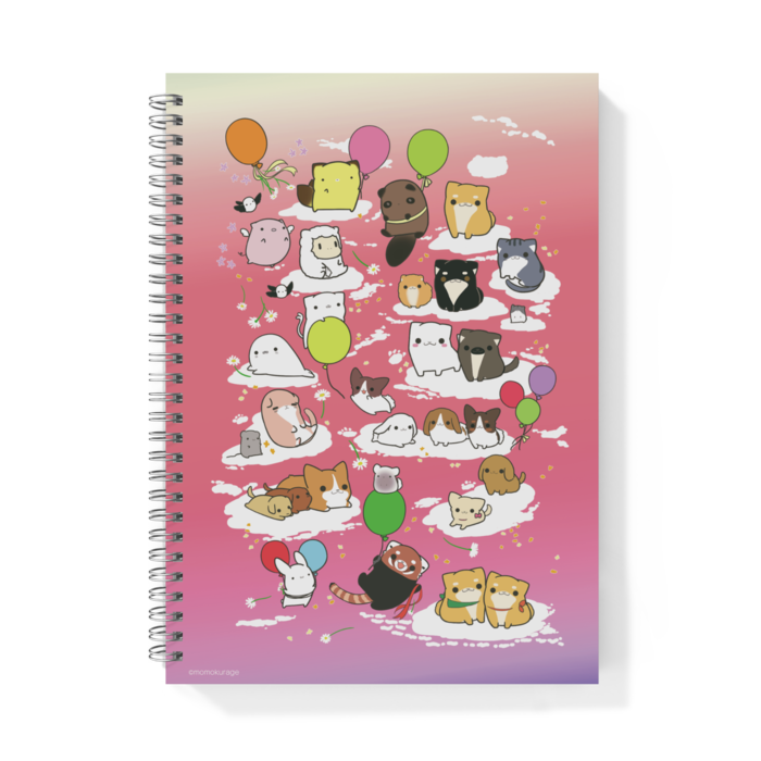 ピンク　リングノート - B5