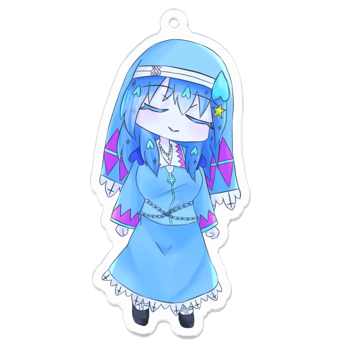 アクリルキーホルダー - 70 x 70 (mm)