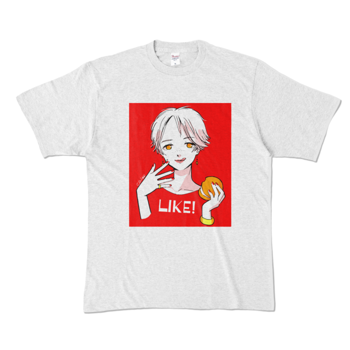 カラーTシャツ - XL - アッシュ (淡色)