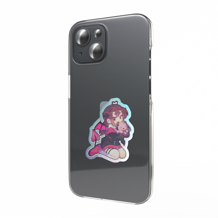 オーロラスマホステッカー - 縦