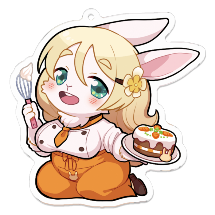 アクリルキーホルダー - 70 x 70 (mm)