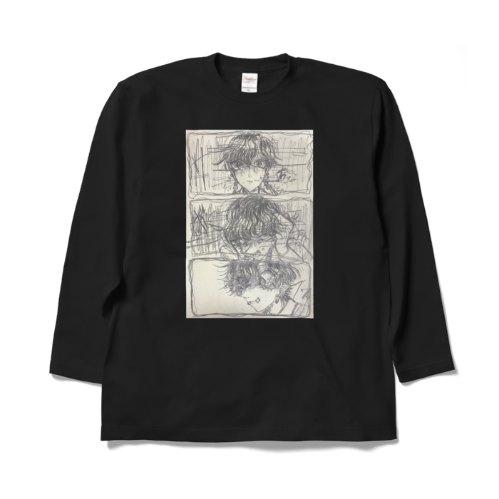 ロングスリーブTシャツ - XL - ブラック
