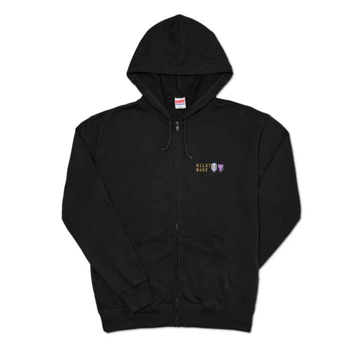 ジップパーカー - XL - ブラック